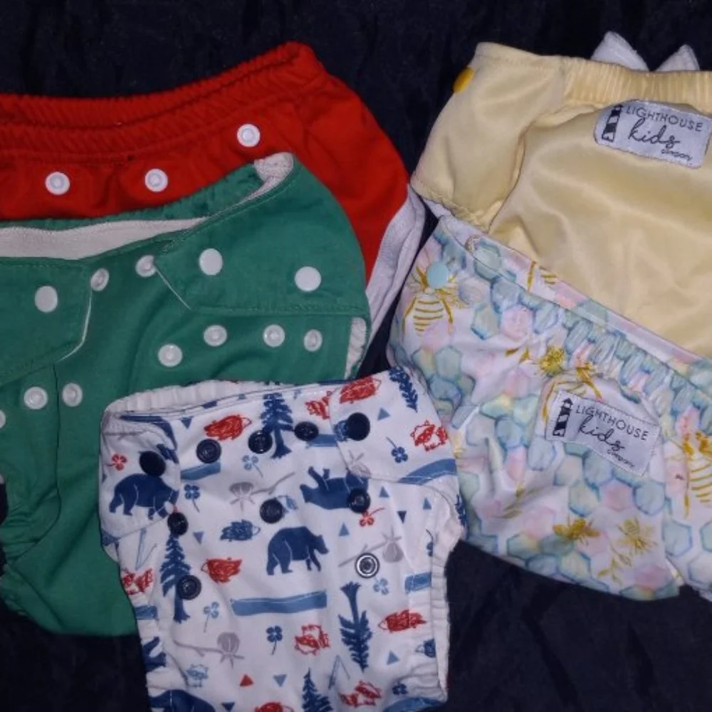 5 Pairs of Reusable Bsby Diapers